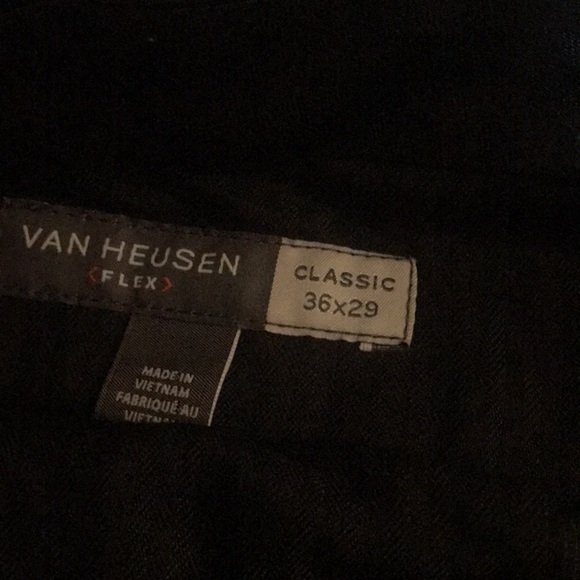 Van Heusen Mens Grey Dress Pants 36x29 - Picture 3 of 9